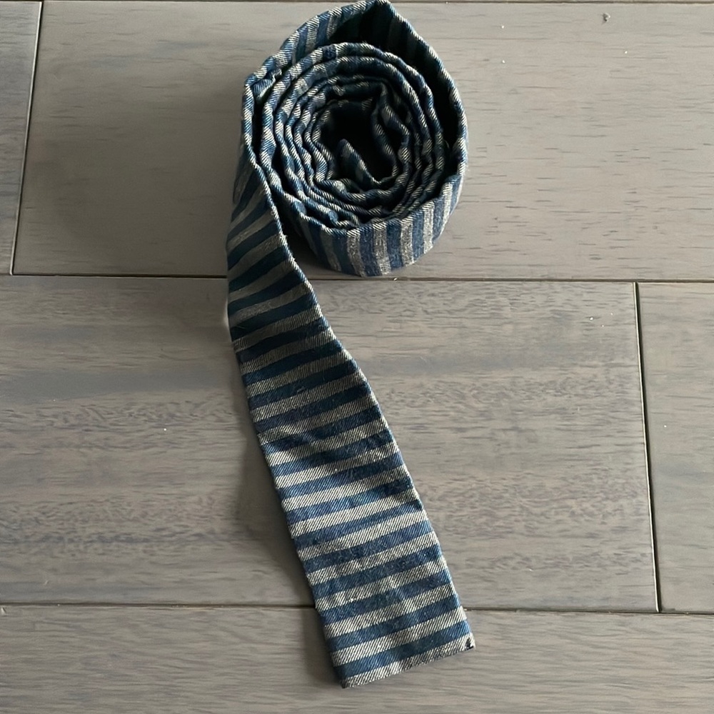 Mens Cotton Flat Tie By J.Crew
